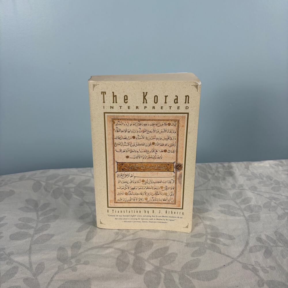 The Koran Interpreted A J Arberry Touchstone 1996 Paperback English